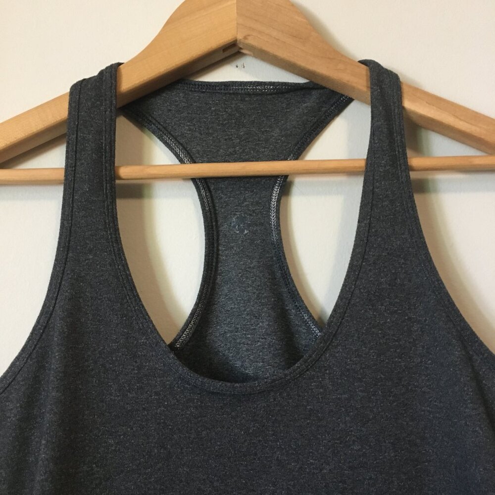Lululemon Heathered Grey Racerback Tank Top - Picture 4 of 15